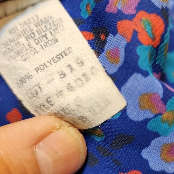 Tabby: 80s vintage floral dresm size 8 - Picture 10 of 10